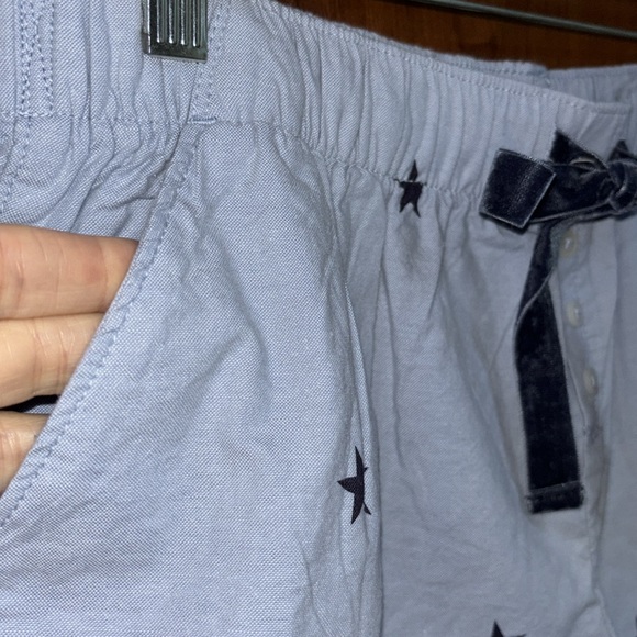 NWT Aerie Ruffle Hem Blue Star Boxer Pajama Shorts - Picture 7 of 7